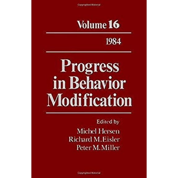 Pre-Owned Progress in Behavior Modification 9780125356169 Used