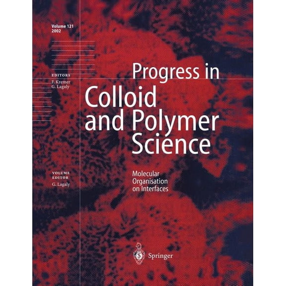 Progress in Colloid and Polymer Science Molecular Organisation on Interfaces, Book 121, (Paperback)