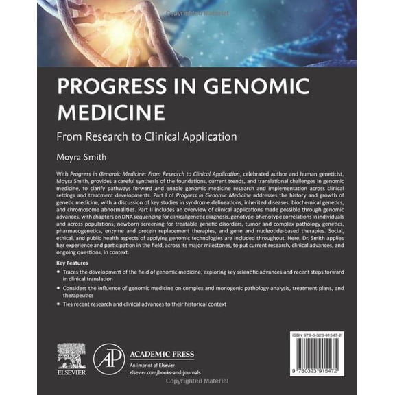 Pre-Owned Progress in Genomic Medicine: From Research to Clinical Application (Paperback) by Moyra Smith