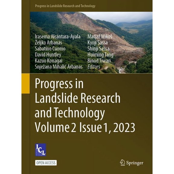 Progress in Landslide Research and Techn Progress in Landslide Research and Technology, Volume 2 Issue 1, 2023, (Hardcover)
