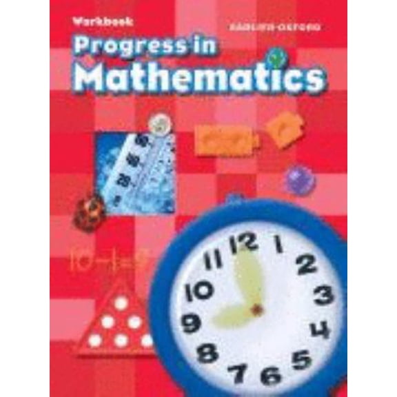 Pre-Owned Progress In Mathematics workbook, grade K (Paperback) 0821582208 9780821582206