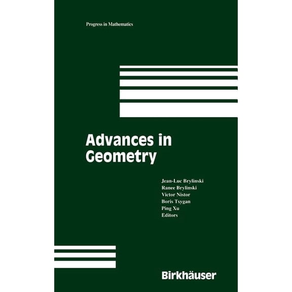 Progress in Mathematics Advances in Geometry: Volume 1, Book 172, (Hardcover)