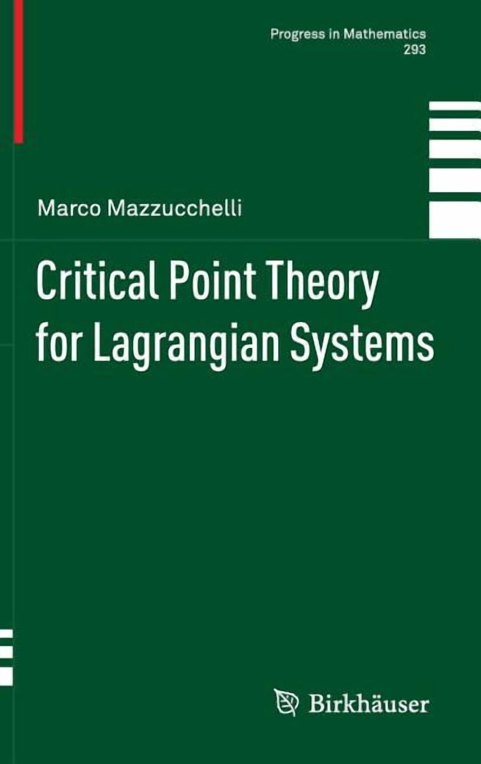 Progress in Mathematics Critical Point Theory for Lagrangian Systems ...