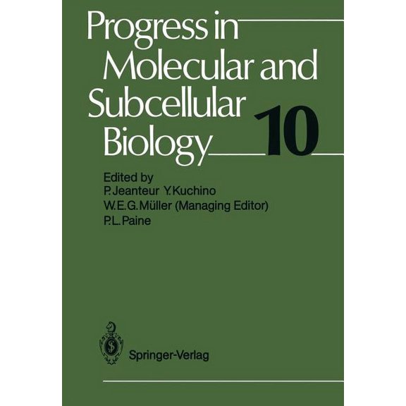 Progress in Molecular and Subcellular Bi Progress in Molecular and Subcellular Biology, Book 10, (Paperback)