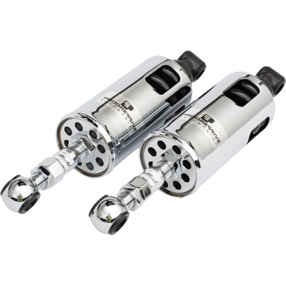 Progressive 00-17 Harley Softail 422 Series Shocks - Chrome