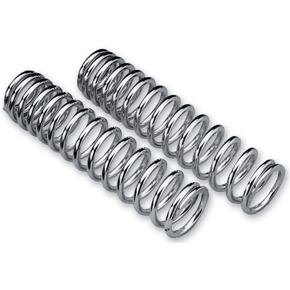 Progressive 12 Series Rear Chrome Shock Springs 105 lbs/in-150 lbs/in (03-1368C)