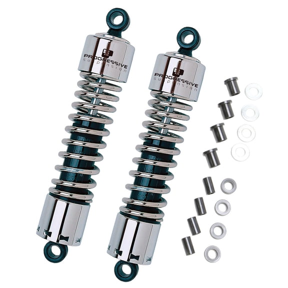 Progressive 412 Series Heavy Duty Chrome 11" Rear Shocks (412-4067C)