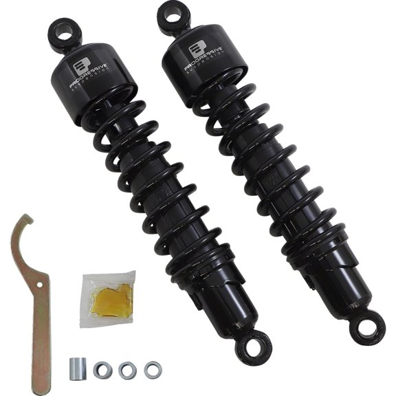Progressive 412 Series Motorcycle Black 13.5" Rear Shocks (412-4263B)