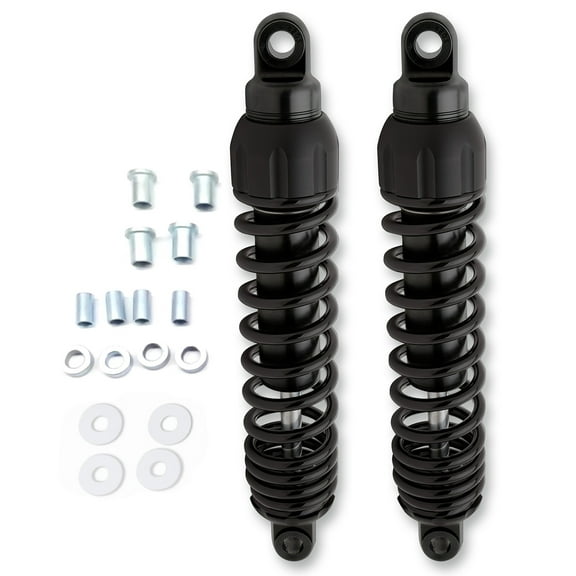 Progressive 444 Series Motorcycle Heavy Duty Black 12" Rear Shocks (444-4058B)