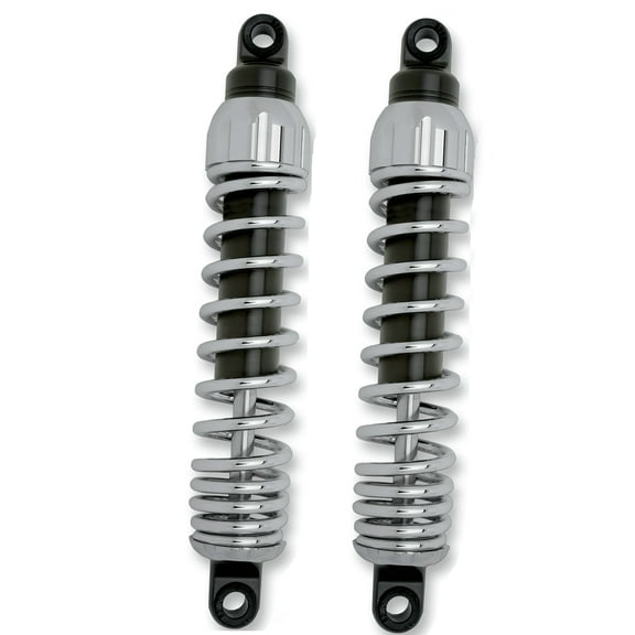 Progressive 444 Series Motorcycle Heavy Duty Chrome 13" Rear Shocks (444-4020C)