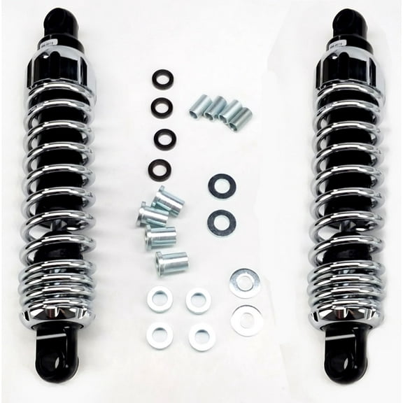 Progressive 444 Series Motorcycle Standard Chrome 12.5" Rear Shocks (444-4019C)