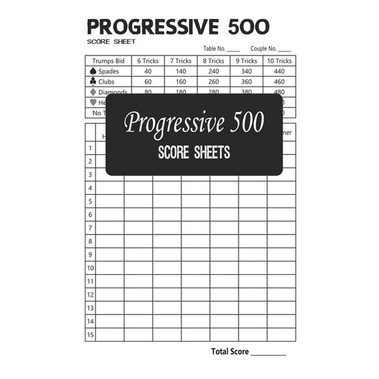 500 Scoreboard  Easy scoring for 500 Card Game