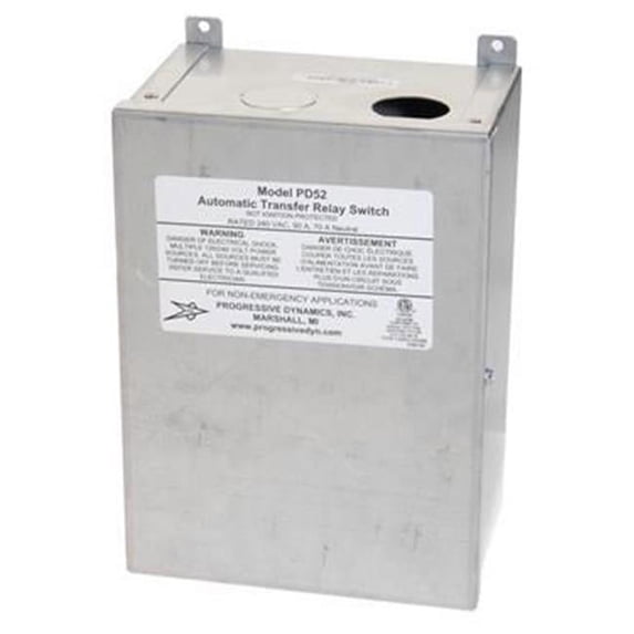 Progressive Dynamics PD52DCSDV 240V AC, 50A Surge Protected Transfer Switch