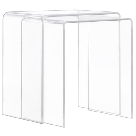 Progressive Furniture A La Carte Acrylic Nesting Tables - Set of 2 in Clear