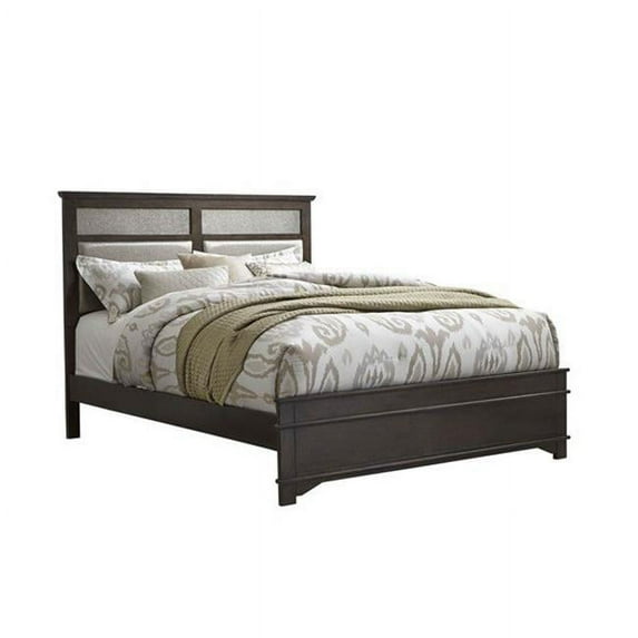 Progressive Furniture B103-36-78 Dazzle Chocolate Champagne Queen Panel Bed