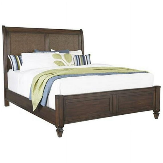 Progressive Furniture B130-94-95-78 Coronado Complete King Size Panel Bed - Sable