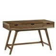 thumbnail image 1 of Progressive Furniture Bungalow Wood Desk/Vanity in Caramel Brown, 1 of 3