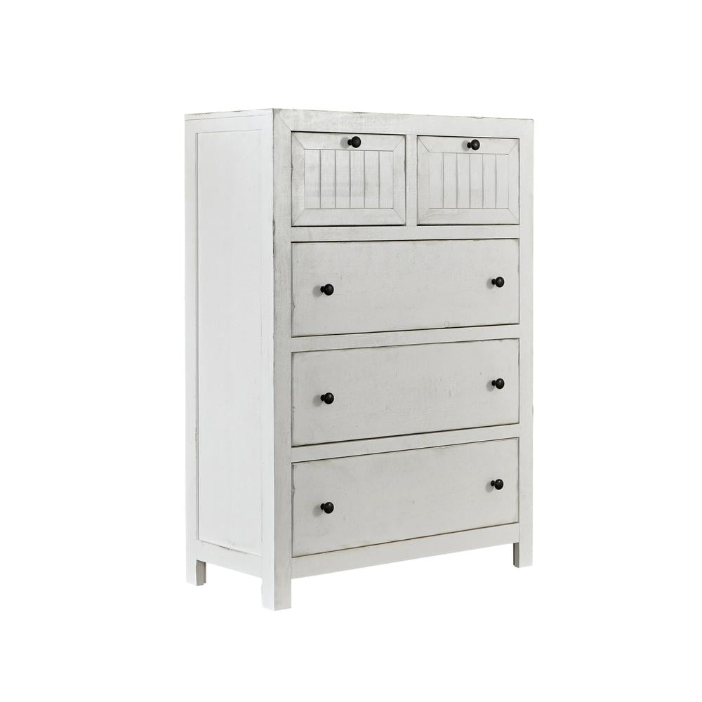 White Pine Traditional 5-Drawer Bedroom Chest
