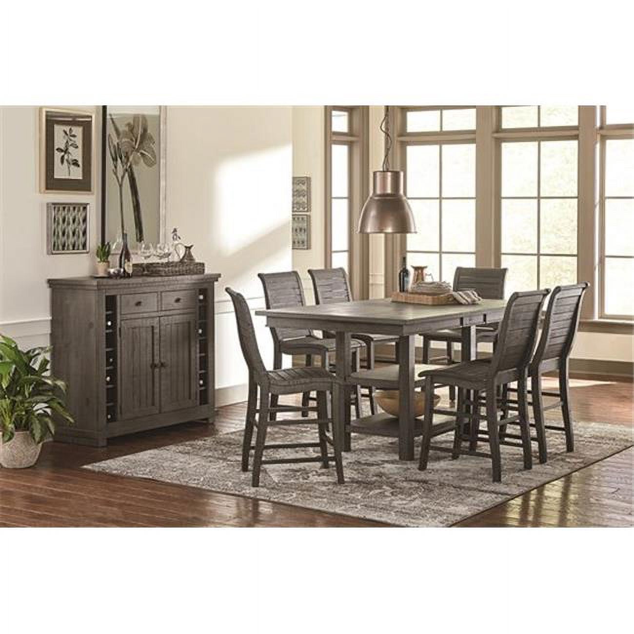 Rectangular Counter Height Table Progressive Furniture D801-12B 36 in. Rectangular Counter Height Table ...