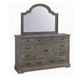 thumbnail image 1 of Progressive Furniture Meadow Wood Drawer Door Dresser and Mirror Weathered Gray, 1 of 6