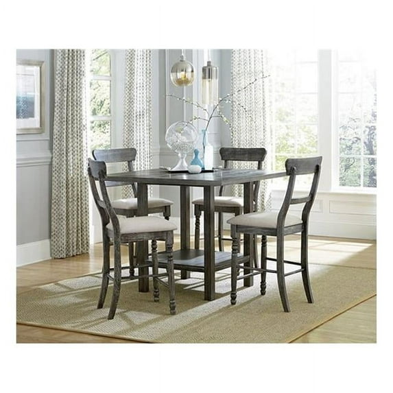 Progressive Furniture P836-12T Dining Room Counter Table Top - Dove Gray