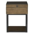 thumbnail image 1 of Progressive Furniture Park City Wood Chairside Table in Cinnamon Brown/Black, 1 of 3