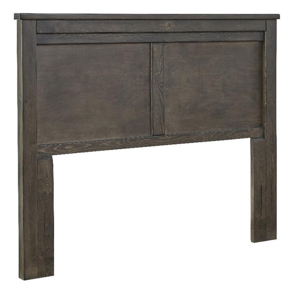 Progressive Furniture River Oaks Wood Queen Panel Headboard In Saddle Brown