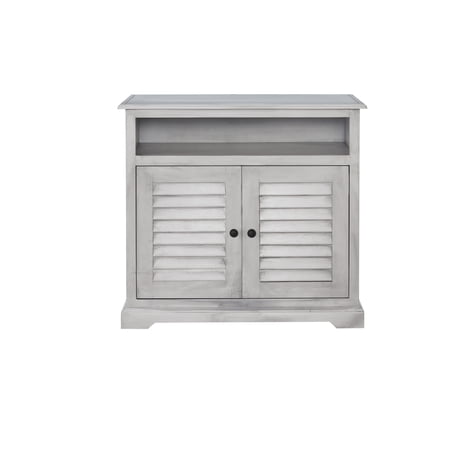 Progressive Furniture Shutter Lane Gray Wood Accent Chest