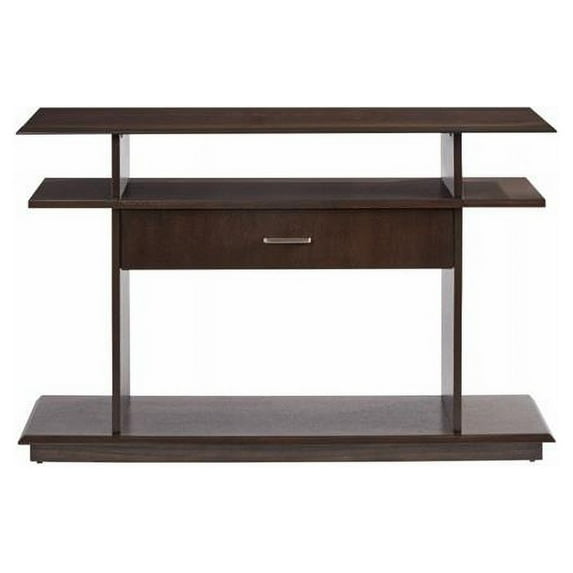 Progressive Furniture T474-05 Xanadu Sofa Console Table In Dark Espresso