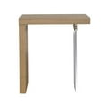 thumbnail image 1 of Progressive Furniture West Coast Wood Chairside Table in Light Brown/Acrylic, 1 of 2