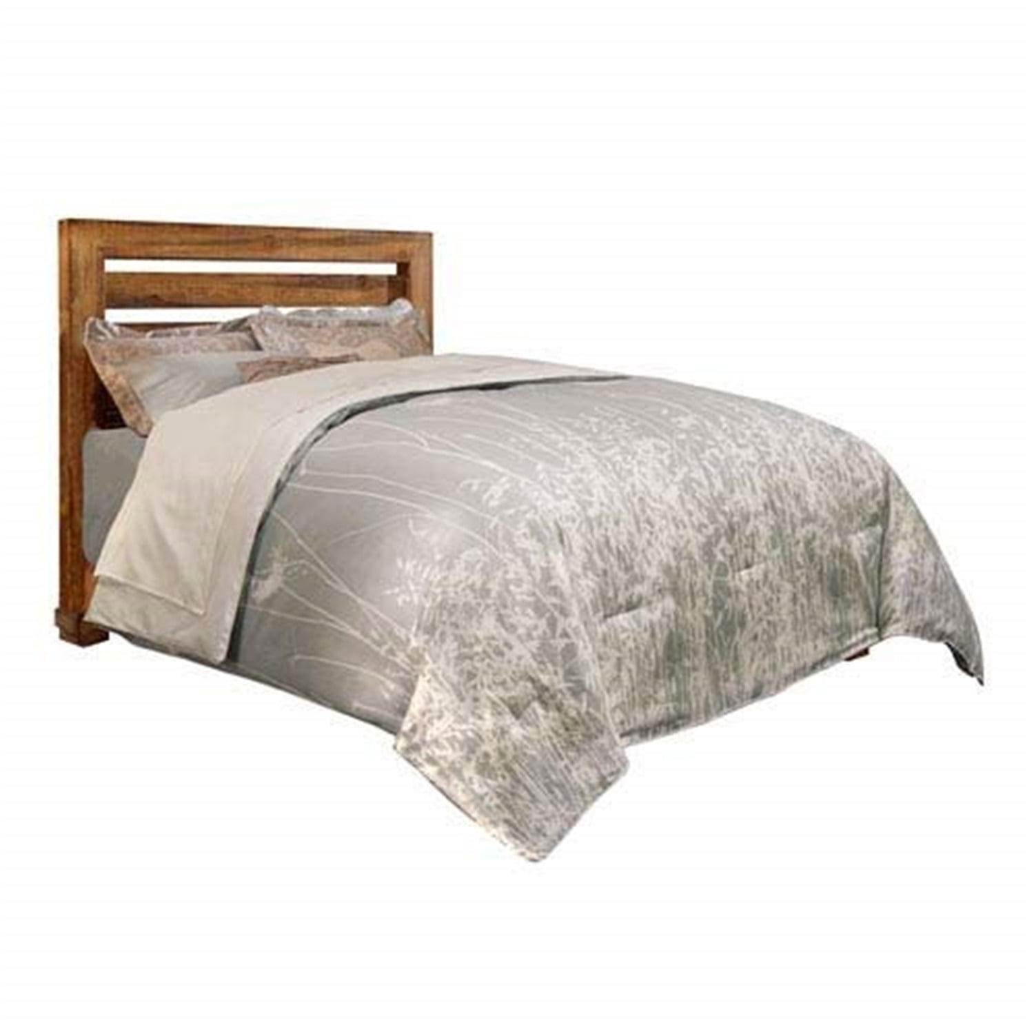 Progressive Furniture Willow Wood Upholstered King Bed In Distressed ...