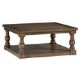 thumbnail image 1 of Progressive Furniture Wynton Wood Square Cocktail Table Cognac Brown, 1 of 4