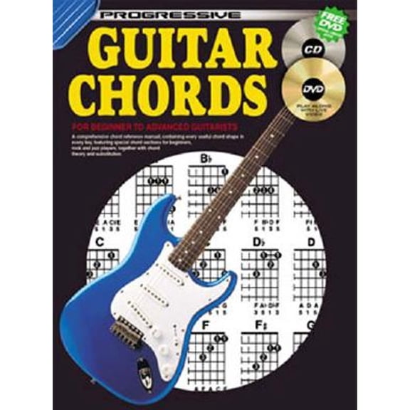 Pre-Owned Progressive Guitar Chords: For Beginner To Advanced Guitarists (Perfect Paperback) 0947183094