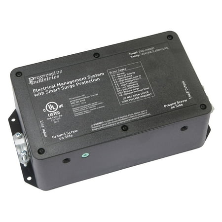 Progressive Industries EMS-HW30C Hardwired RV Electrical Management System Surge Protector With Remote Display, 30 Amp