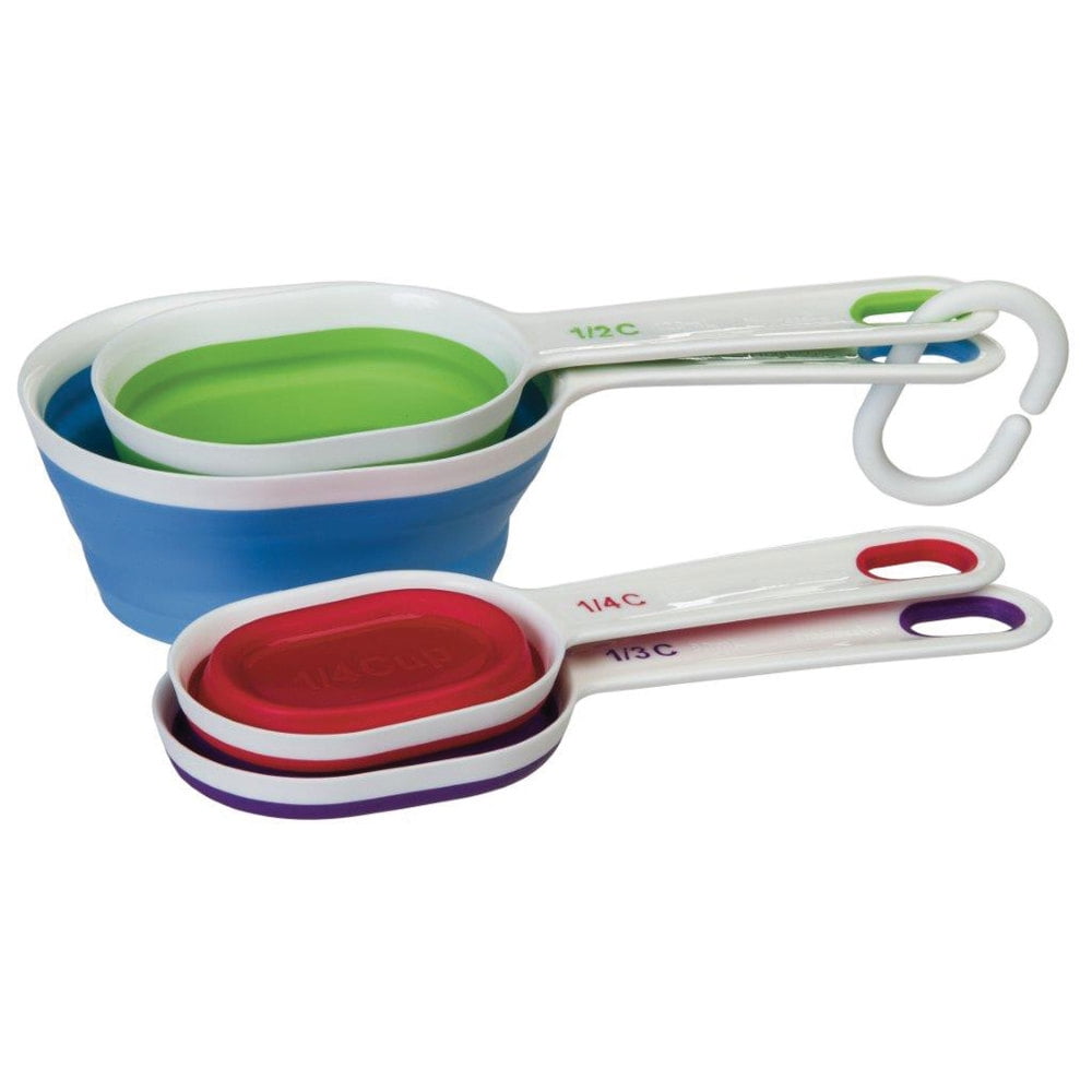 8-Pc. Collapsible Measuring Cup and Spoon Set - Miles Kimball