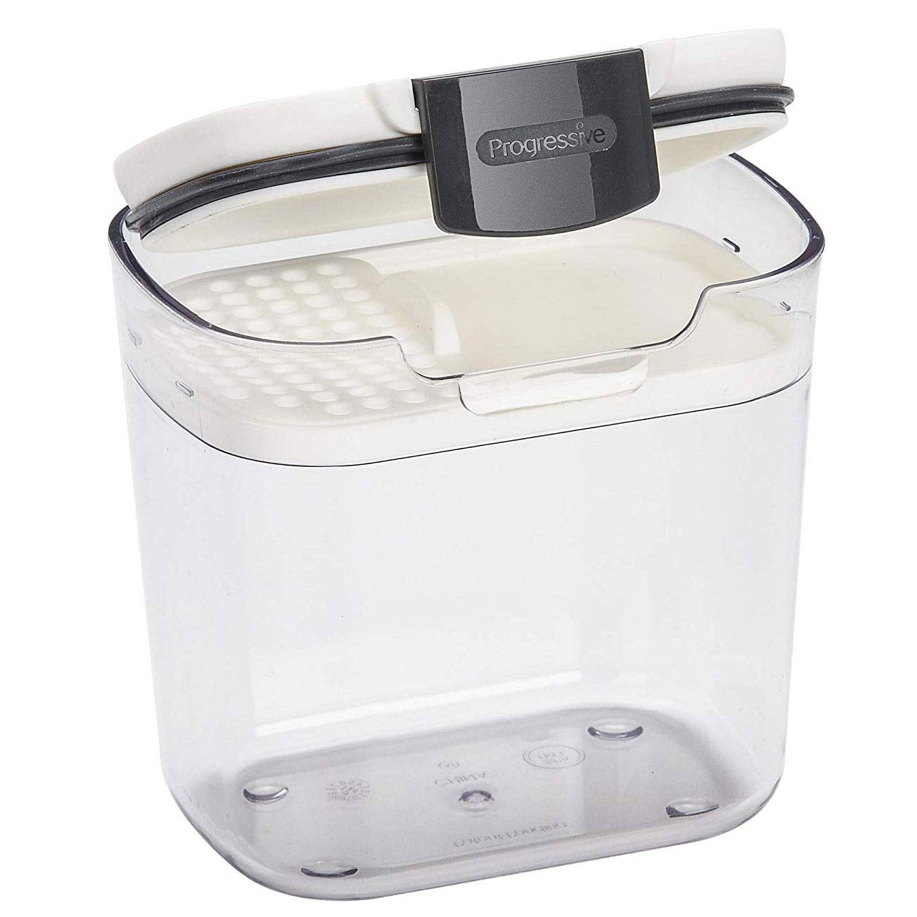 Clear Plastic 1.5 Cup Airtight Food Storage Container with Flip Top Lid