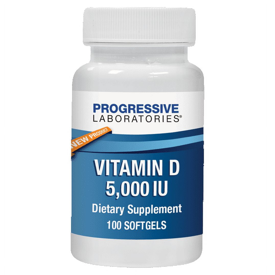 Progressive Labs Vitamin D 5,000 IU 100 Softgels