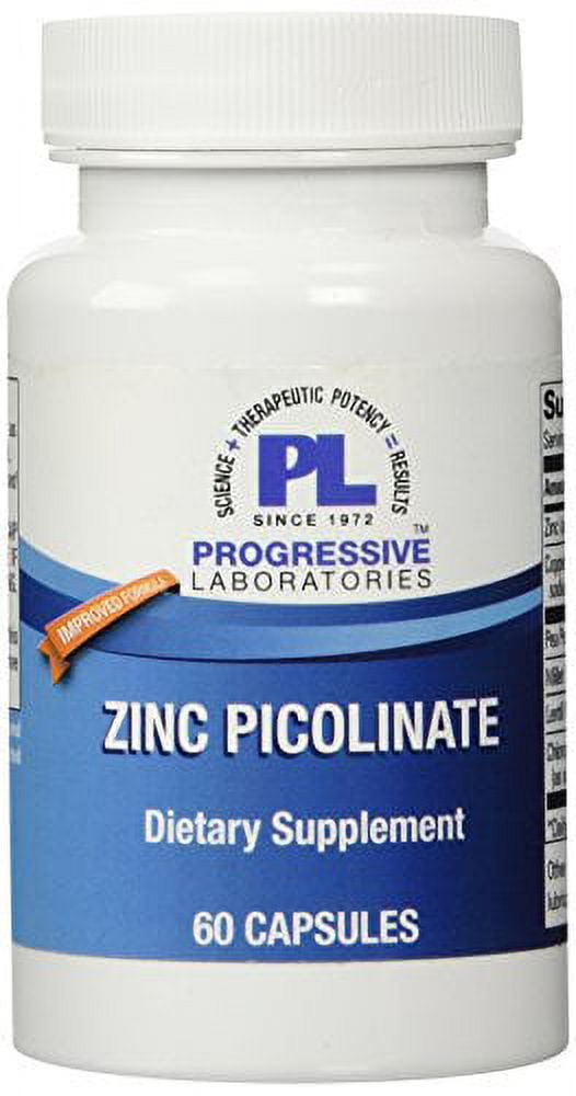 Progressive Labs, Zinc Picolinate 60 caps
