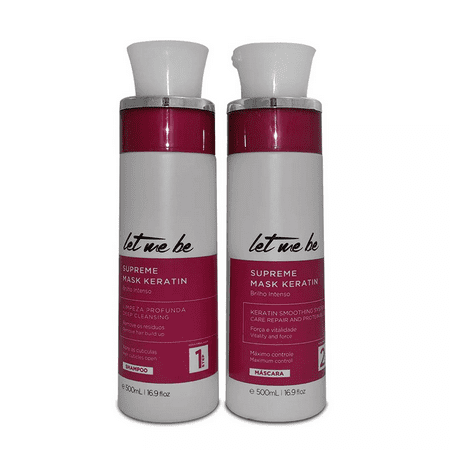 Let Me Be - Linha Supreme Keratin - Mascara Passo 2 (500 Ml) - (Supreme Keratin Collection - Step 2 Hair Mask 16.91 Fl Oz)