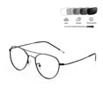 thumbnail image 1 of Progressive Multifocus Reading Glasses Metal Photochromic Transition Pilot, 1 of 4