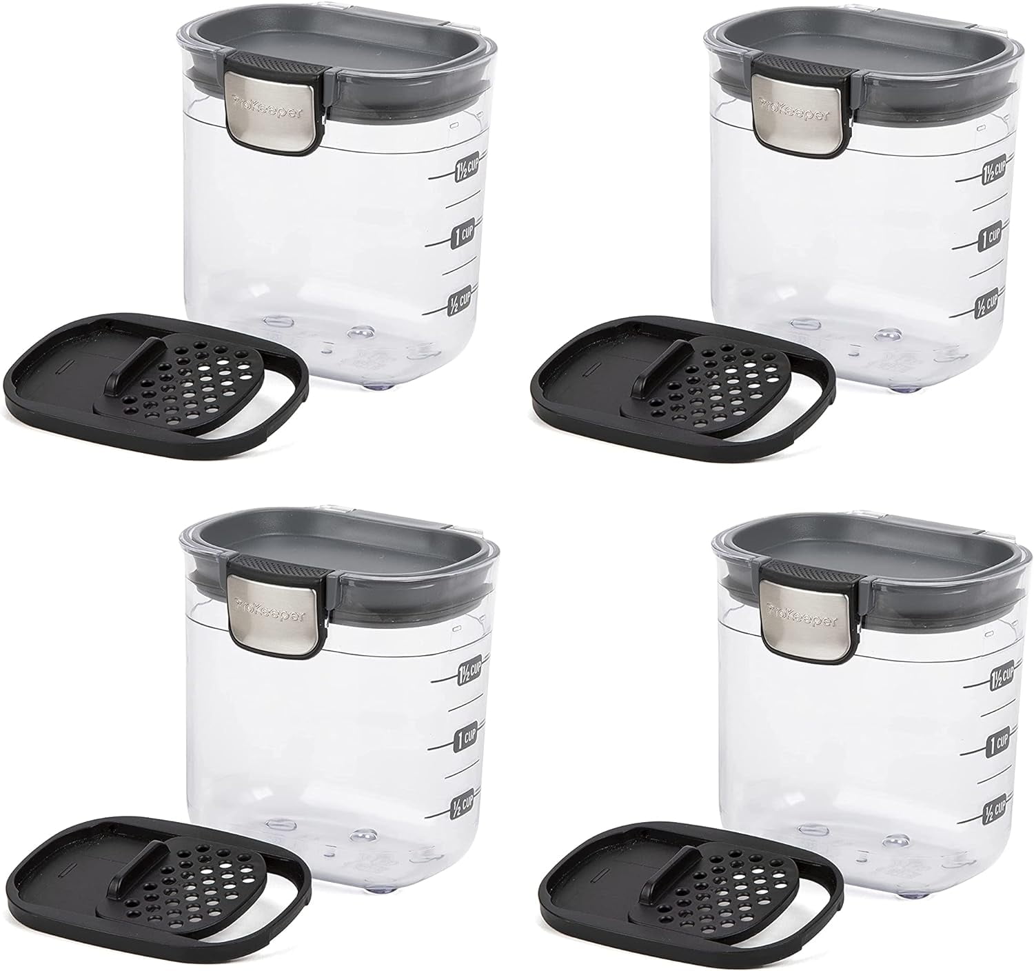 Progressive International PKS-401 1.5 Cup Mini Prokeeper + Airtight ...