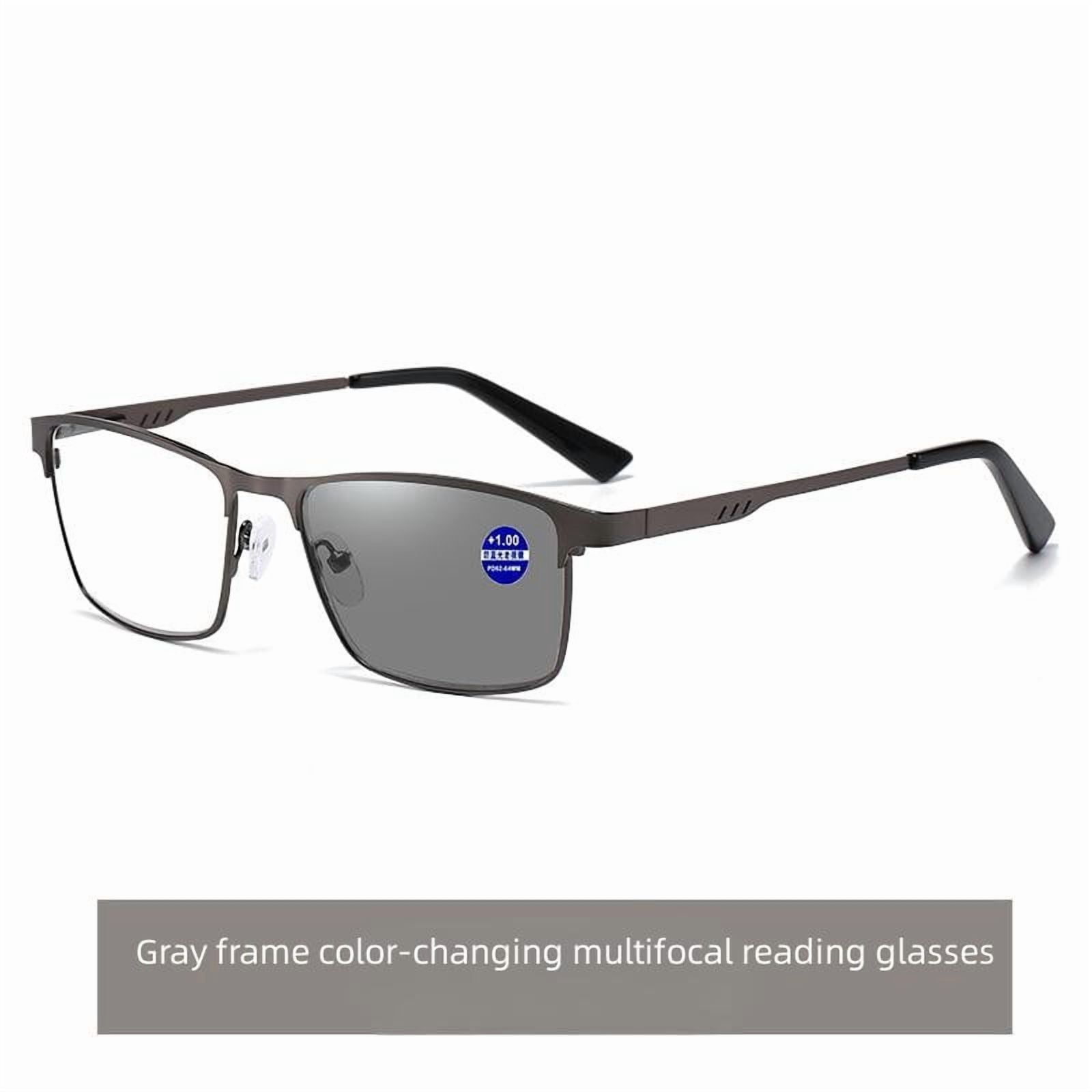 Progressive Photochromic Reading Glasses for Men Blue Light Blocking ...