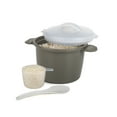 thumbnail image 1 of Progressive Prep Solutions Microwave Rice Cooker, 4 Piece Plastic Set, 1 of 5