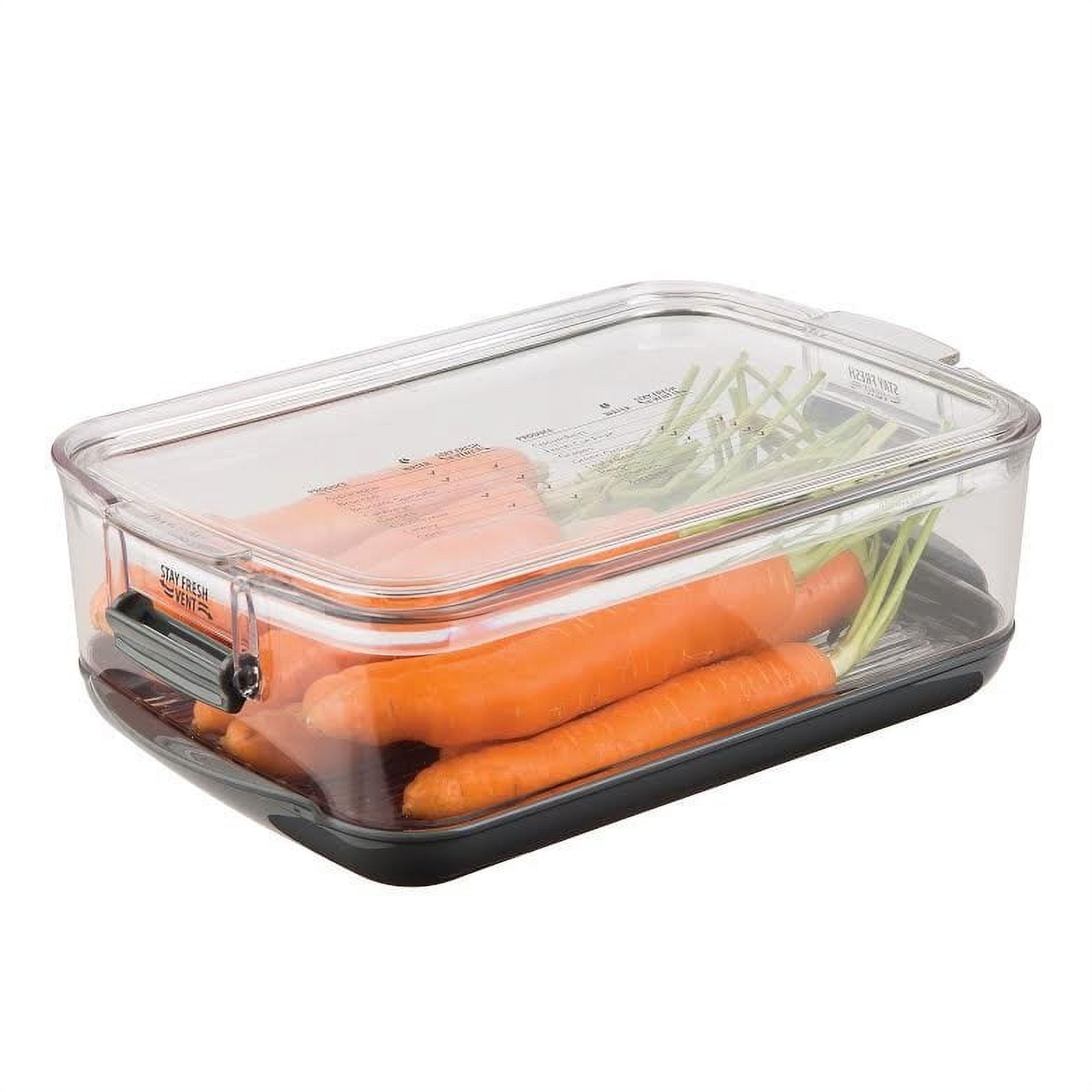 Clear 3-Quart BPA-Free Plastic Produce Keeper