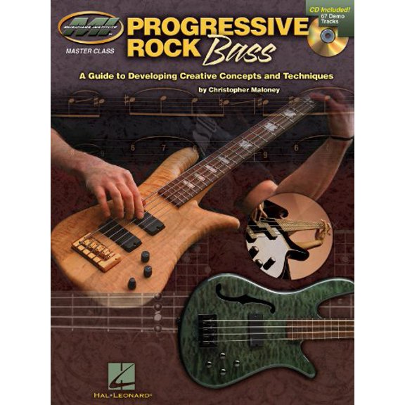 Pre-Owned Progressive Rock Bass: Master Class Series [With CD (Audio)] (Paperback) 1423480910 9781423480914