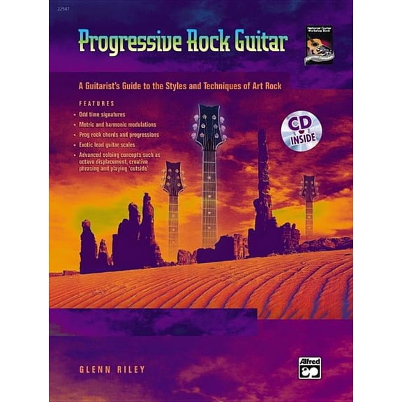 Pre-Owned Progressive Rock Guitar: A Guitarist's Guide to the Styles and Techniques of Art Rock, Book & CD (Paperback) by Glenn Riley