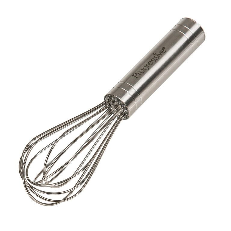 Prepworks by Progressive 6 inch Balloon Whisk, Handheld Steel Wire Whisk Perfect for Blending, Whisking, Beating and Stirring, BPA Free, Dishwasher