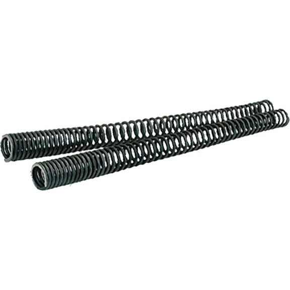 Progressive Suspension 11-1506 22.5" Progressive Rate Polished Fork Spring, Black,One Size