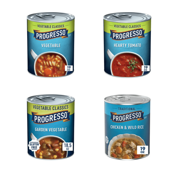 Progresso 8-Pack Soup Assortment The Ultimate Collection of Savory, Hearty Soups