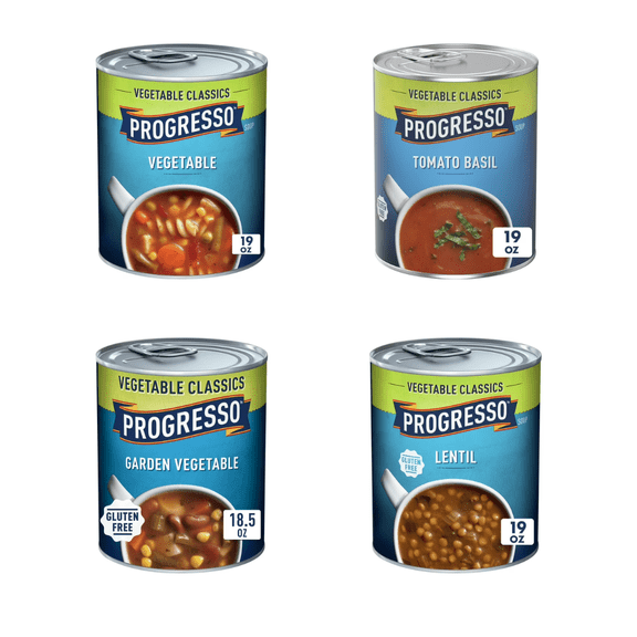 Progresso 8-Soup Comfort Pack – A Full Selection of Flavorful, Ready-to-Eat Soups for Every Taste